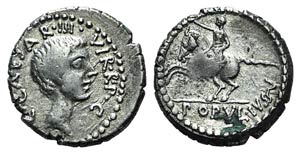 Octavian, military mint in Itayl, ... 
