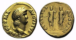 Nero (54-68). AV Aureus (17mm, ... 