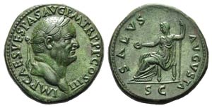 Vespasian (69-79). Æ Sestertius ... 