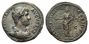 Hadrian (117-138). Æ As (27mm, ... 
