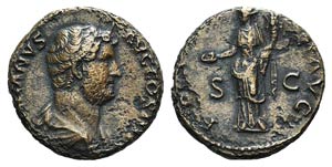 Hadrian (117-138). Æ As (23mm, ... 