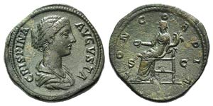 Crispina (Augusta, 178-182). Æ ... 
