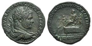 Caracalla (198-217). Æ Sestertius ... 