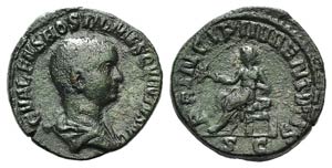 Hostilian (Caesar, 250-251). Æ ... 