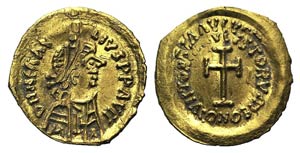 Heraclius (610-641). AV Tremissis ... 