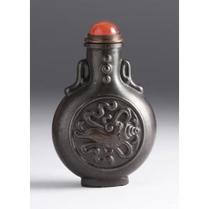 Iron snuff bottle;XX Century; 6,8 ... 