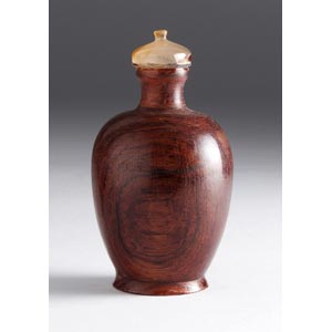 Wood snuff bottle;XX Century; 6,5 ... 