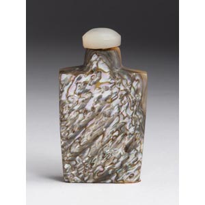 mother of pearl snuff bottle;XX ... 