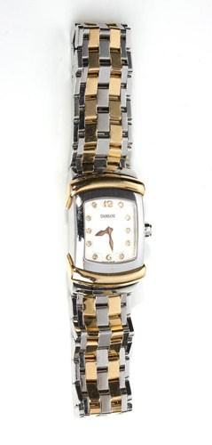 STEEL AND GOLD WRISTWATCH - ... 