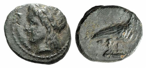 Sicily, Akragas, c. 287-279 BC. Æ ... 