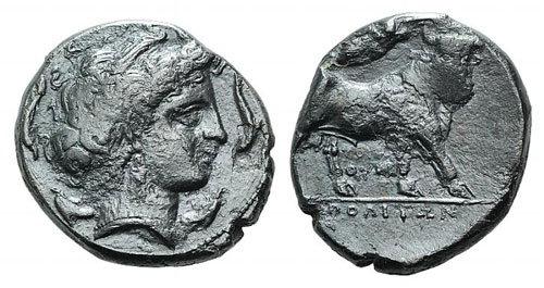 Campania, Neapolis, c. 300 BC. AR ... 