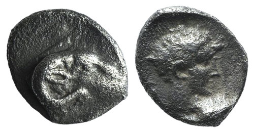 Troas, Kebren, c. 387-310 BC. AR ... 