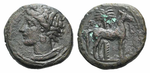 Carthage, c. 400-350 BC. Æ ... 