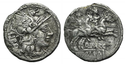 Q. Marcius Libo, Rome, 148 BC. AR ... 