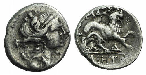Gaul, Massalia, c. 250 BC. AR ... 