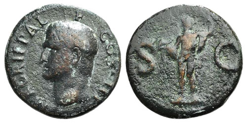 Agrippa (died 12 BC). Æ As (28mm, ... 