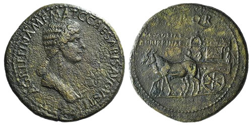 Agrippina Senior (died AD 33). Æ ... 