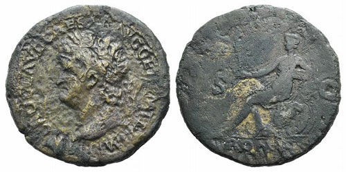 Nero (54-68). Æ Sestertius (36mm, ... 