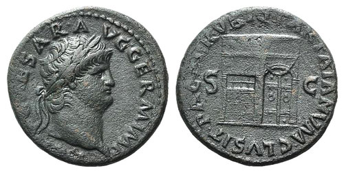 Nero (54-68). Æ As (28mm, 11.58g, ... 