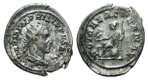 Philip I (244-249). AR ... 