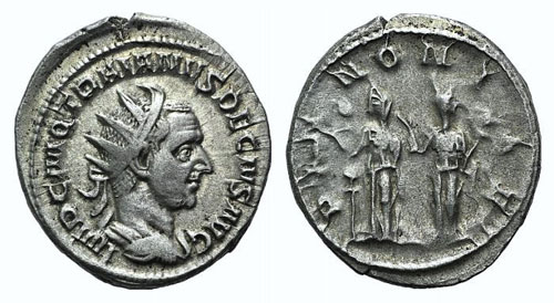 Trajan Decius (249-251). AR ... 