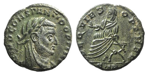 Divus Constantius I (died 306). Æ ... 