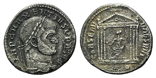 Maxentius (307-312). Æ Follis ... 