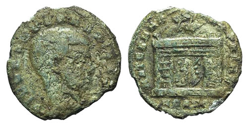 Divus Romulus (died AD 309). Æ ... 