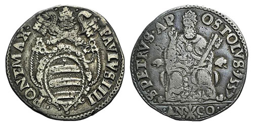 Italy, Papal States. Paolo IV ... 