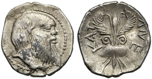 Sicily, Litra, Katane, c. 450-430 ... 