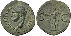 Agrippa (Gaius, 37-41), As, Rome, ... 