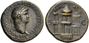 Nerone (54-68), Dupondio, Roma, c. ... 