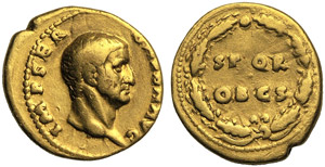 Galba (68-69), Aureo, Roma, Luglio ... 