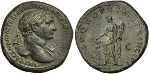 Trajan (98-117), Sestertius, Rome, ... 