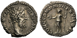 Commodo (177-192), Denario, Roma, ... 
