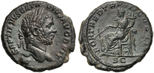 Geta (209-212), As, Rome, AD 211; ... 