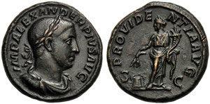 Severo Alessandro (222-235), Asse, ... 