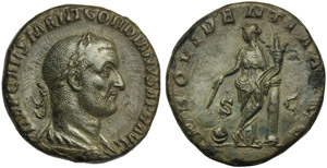 Gordiano I (238), Sesterzio, Roma, ... 