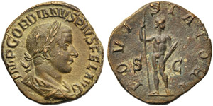 Gordiano III (238-244), Sesterzio, ... 