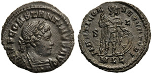 Costantino I (306-337), Nummus, ... 