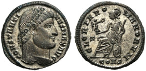 Constantine I (306-337), Nummus, ... 