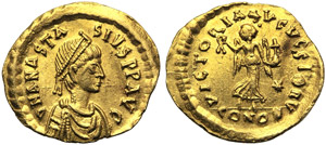 Anastasius I (491-518), Tremissis, ... 