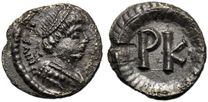 Justinian I (527-565), 120 Nummi, ... 