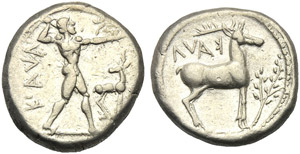 Bruttium, Stater, Kaulonia, c. 450 ... 