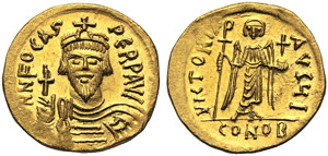 Phocas (602-610), Solidus, ... 
