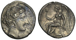 Bruttium, Drachm, Terina, c. 300 ... 
