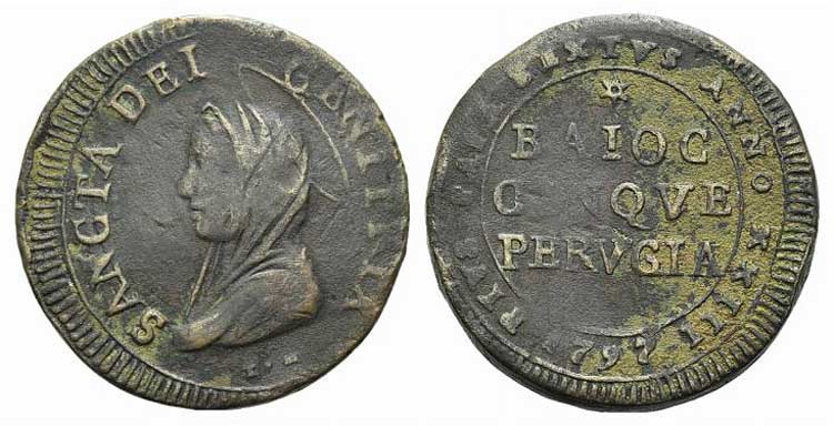 Italy, Papal, Pio VI (1774-1799). ... 