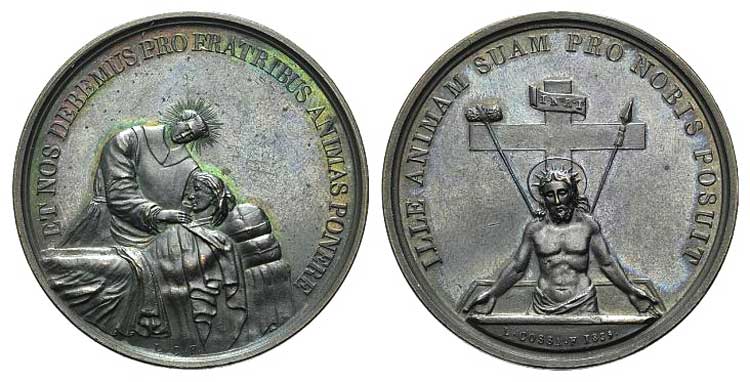Religious Æ Medal 1839 (37mm, ... 