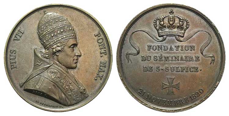 Papal, Pio VII (1800-1823). Æ ... 