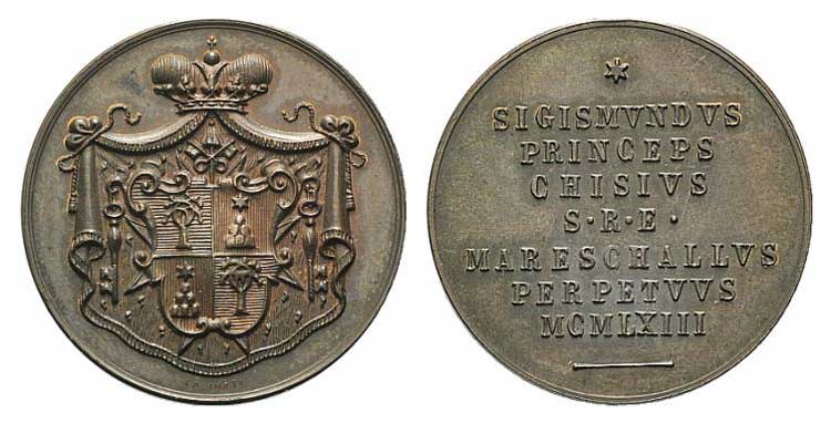 Papal, Sede Vacante 1963. Æ Medal ... 